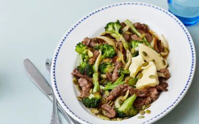 Steak & broccoli stir fry