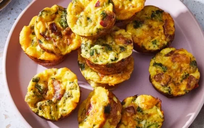 Easy loaded omelette muffins!